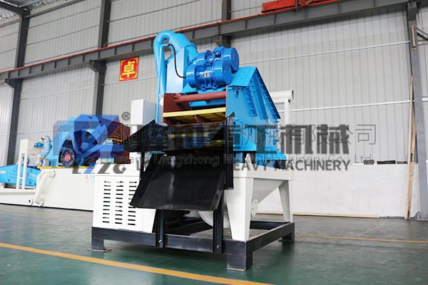 用泥漿處理機的洗沙生產(chǎn)線日產(chǎn)千噸